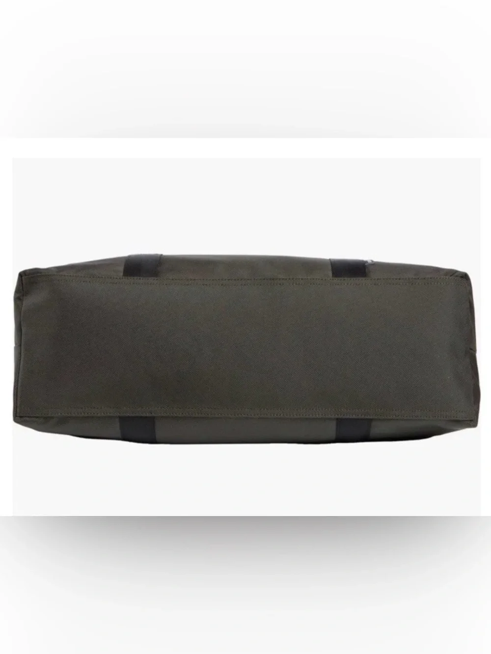 Bonobos Ballistic Nylon Duffle Bag in Olive•Leather Accents•Adjustable Strap•NWT